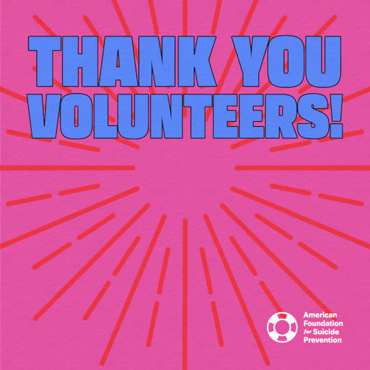 Thank you volunteers!