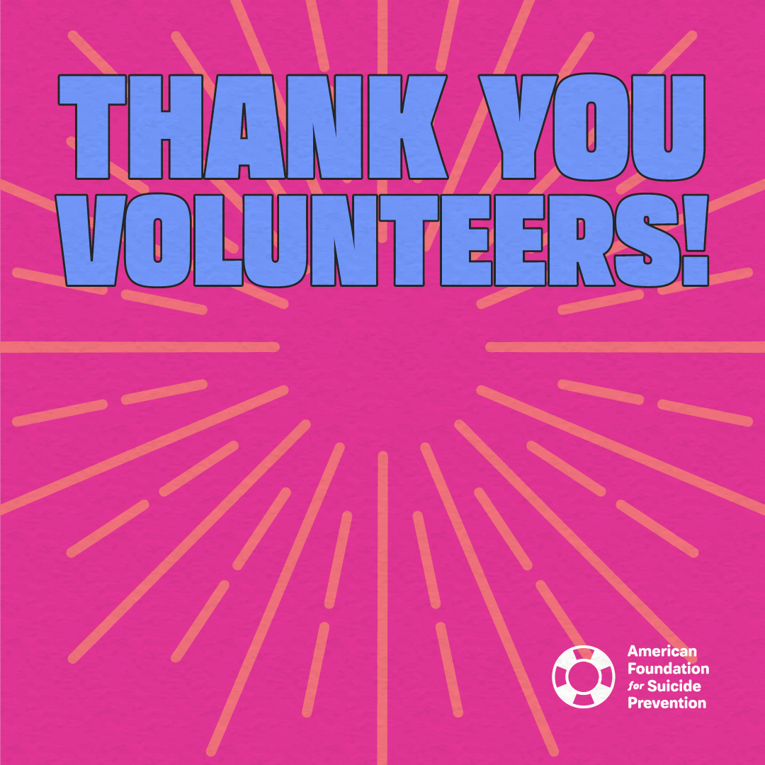 Thank you volunteers!