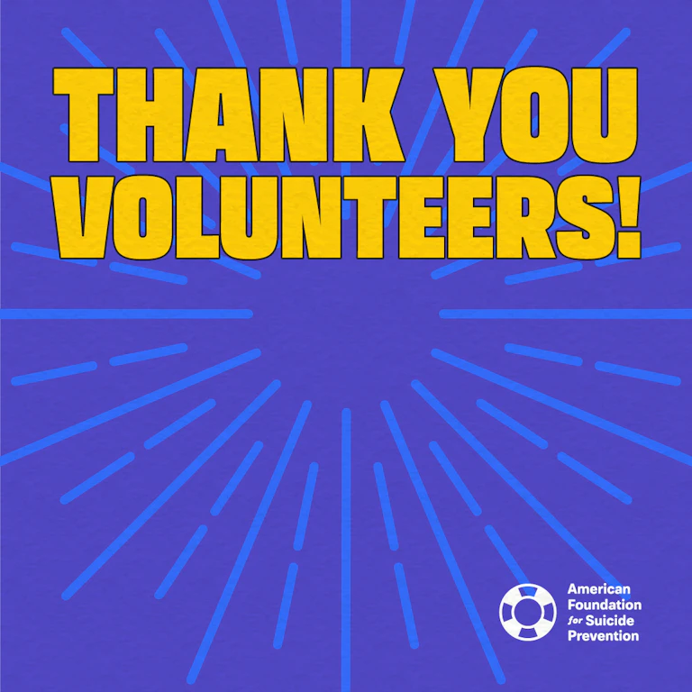 Thank you volunteers!