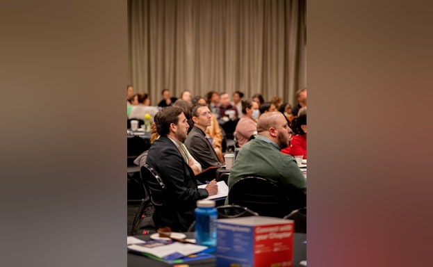 The Rev. Charles Lane Cowen attending a Stronger Communities: LBGTQ+ Suicide Prevention conference.