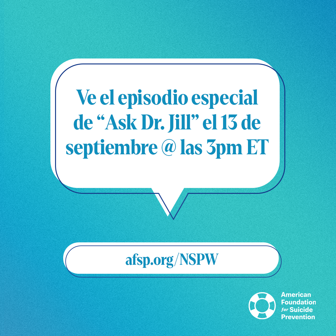 Watch a special episode of "Ask Dr. Jill" on September 13 @ 3pm ET
