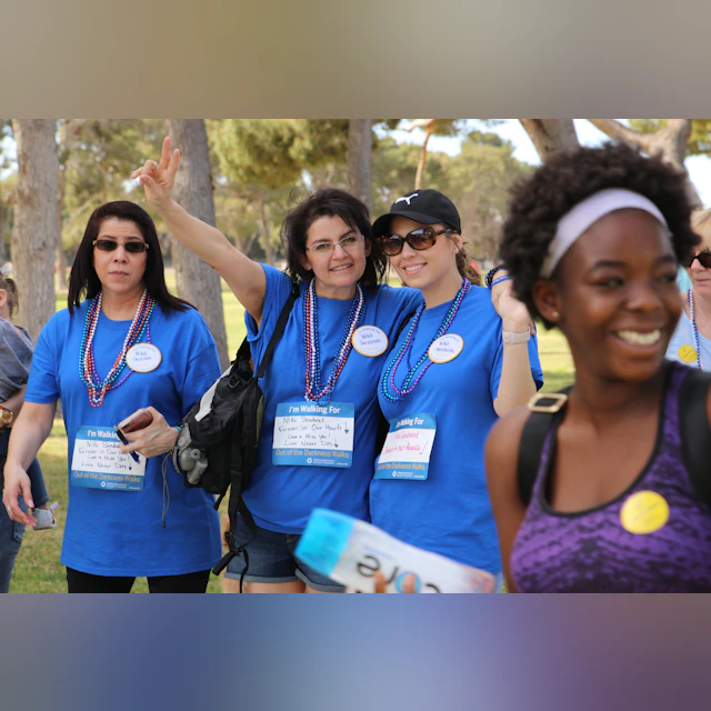 Four women at an AFSP Community Walk