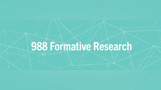 988 Formative Research