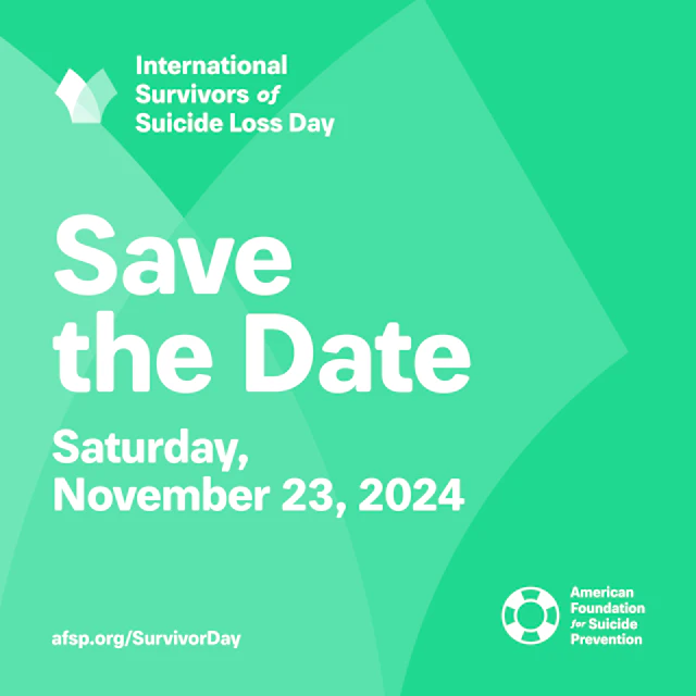 Survivor Day Save the Date 2024 — November 23, 2024