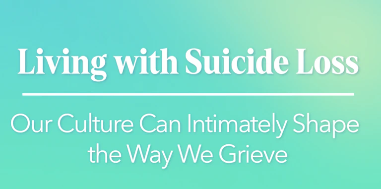 Living with Suicide Loss Video Title Card