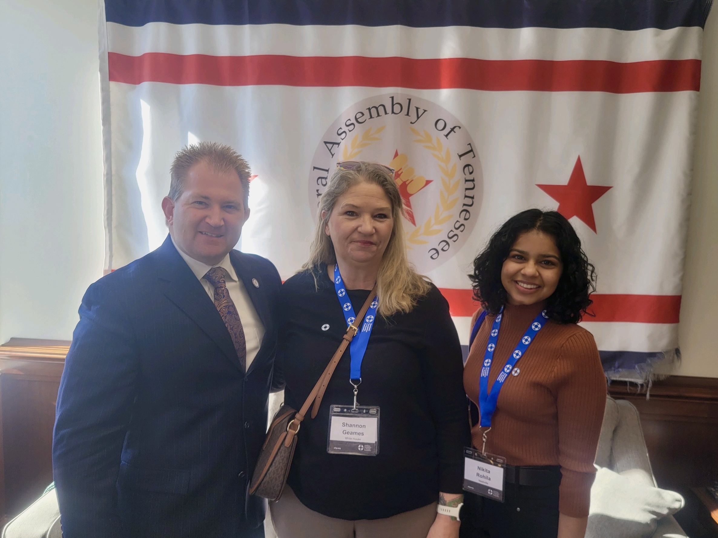 Volunteer Advocates meet with Tennessee legislators