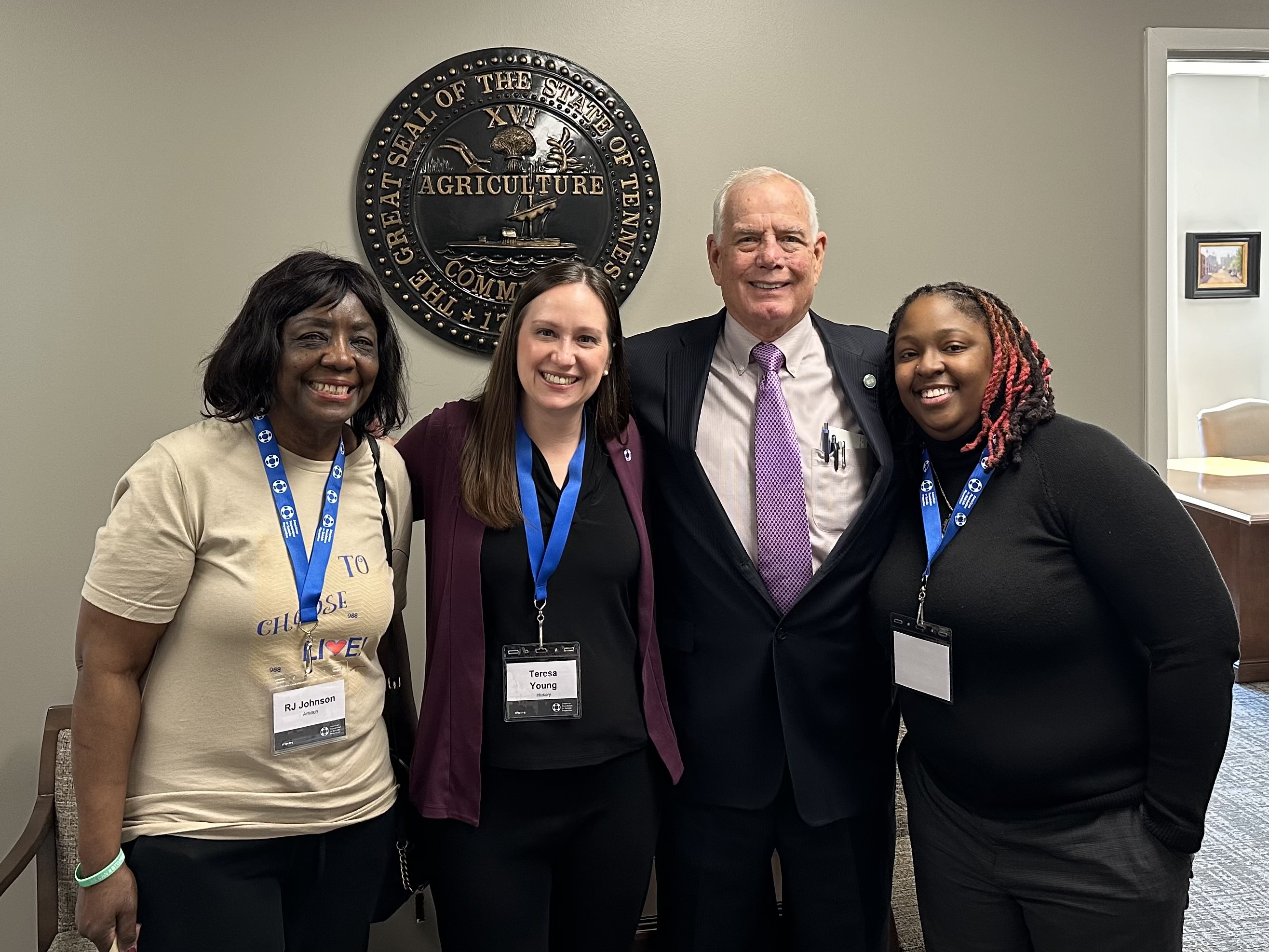 Volunteer Advocates meet with Tennessee legislators