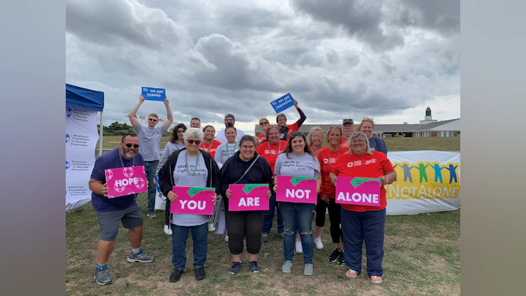 AFSP LI Volunteers at East End Walk