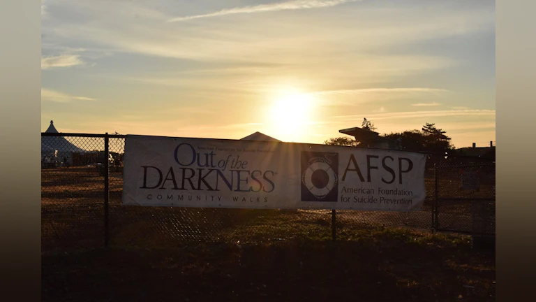 Sunrise over the Long Island Out of the Darkness Walk