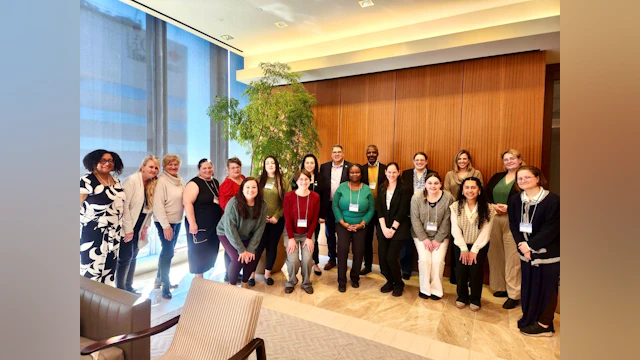 AFSP volunteers gather in Richmond, VA to advocate at the 2024 Virginia State Capitol Day