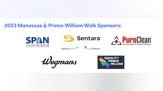 2023 Manassas & Prince William Out of the Darkness Walk Sponsors