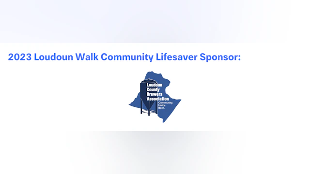 2023 Loudoun Out of the Darkness Walk Community Lifesaver Sponsor