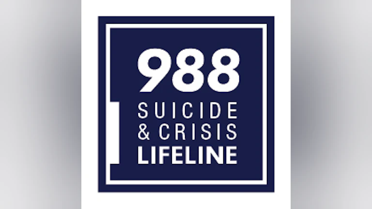 988 Suicide& Crisis Lifeline logo