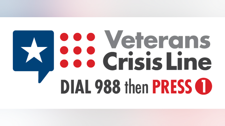 Veterans Crisis Line Dial 988 then Press 1