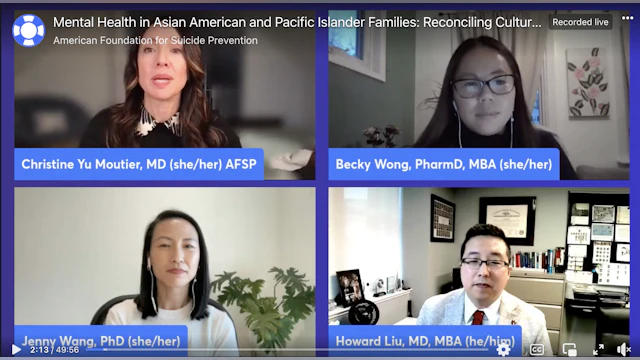Frame from Mental Health in Asian American and Pacific Islander Families