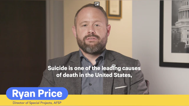 Ryan Price discussing suicide prevention and firearms