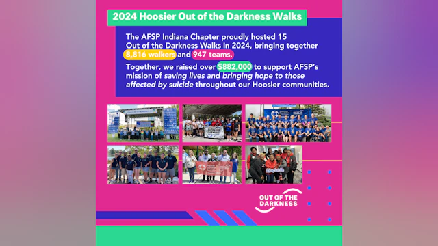 2024 Hoosier Out of the Darkness Walks