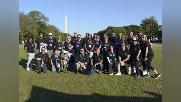 Team Pepco + IBEW Local 1900 at the 2024 Washington, D.C. Out of the Darkness Walk
