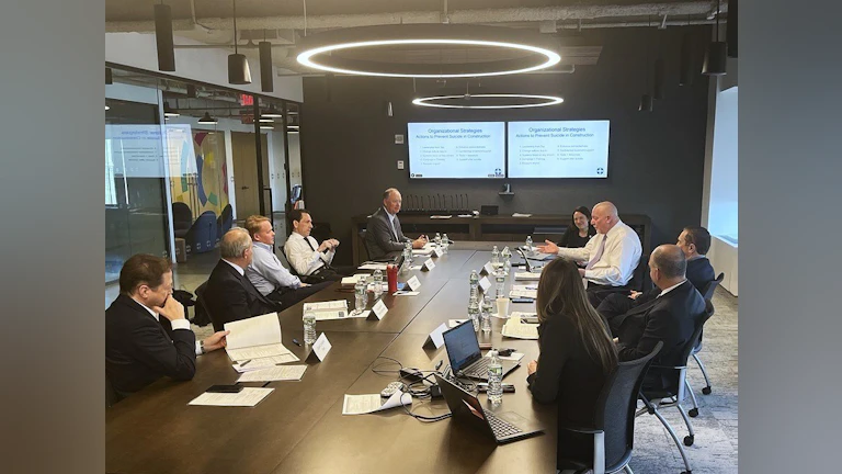 Members of the CEO Advisory Council gathered at the AFSP headquarters in New York City for their inaugural meeting.