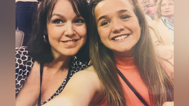 The author, Taylor Ryan (right), pictured as a young girl with her mother.