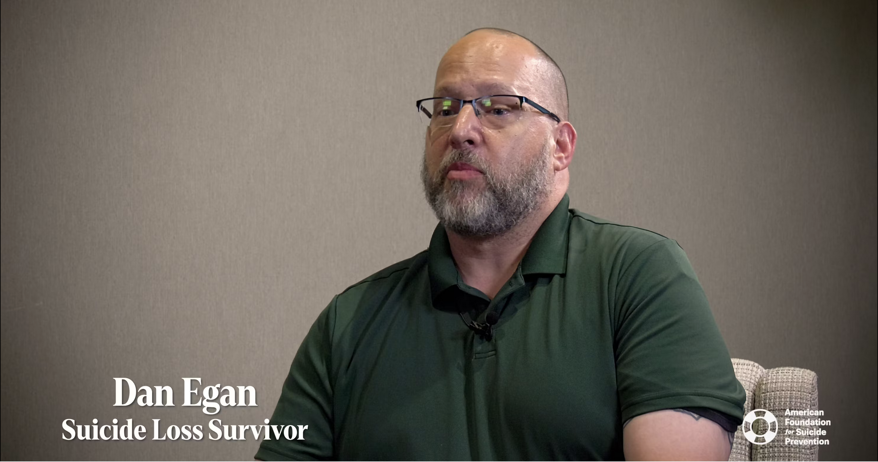Dan Egan - Suicide Loss Survivor