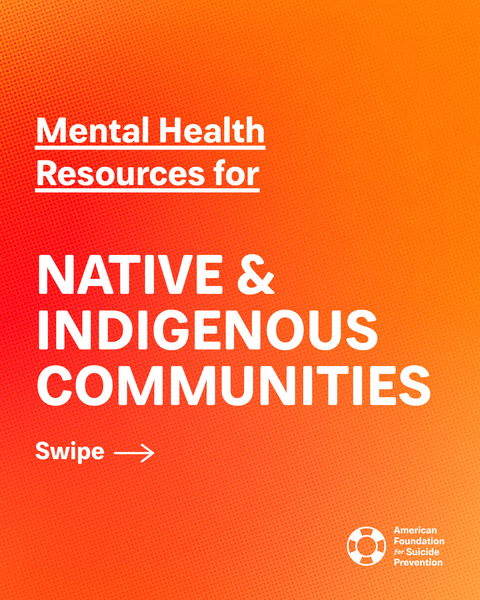Mental Health Resources for Native and Indigenous Peoples