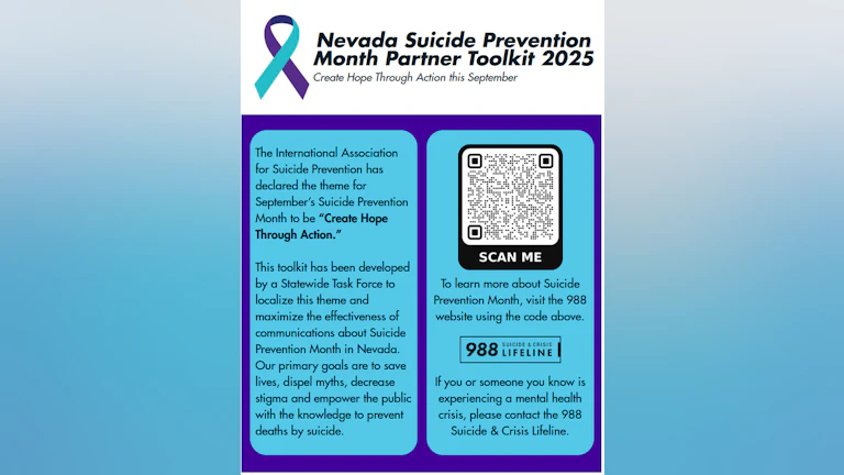 NV Suicide Prevention Month Partner Toolkit