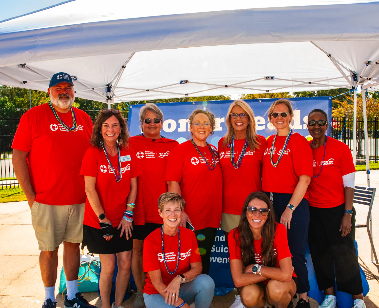 Join us as we bring suicide out of the darkness and create a Community of hope and healing.