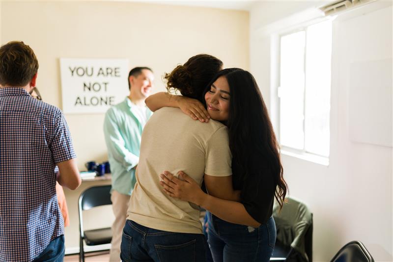 You are not alone hug