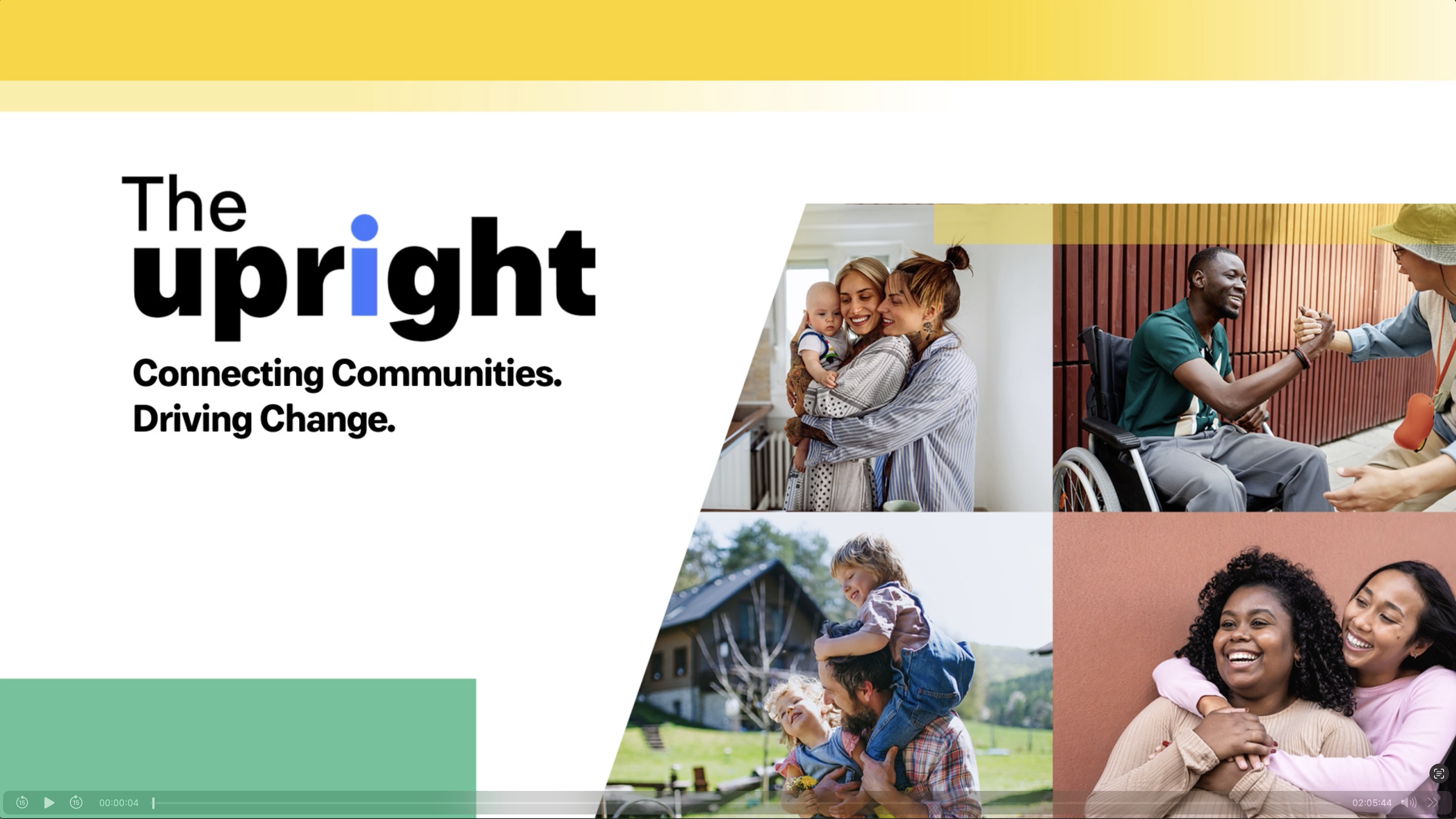 The Upright cover graphic