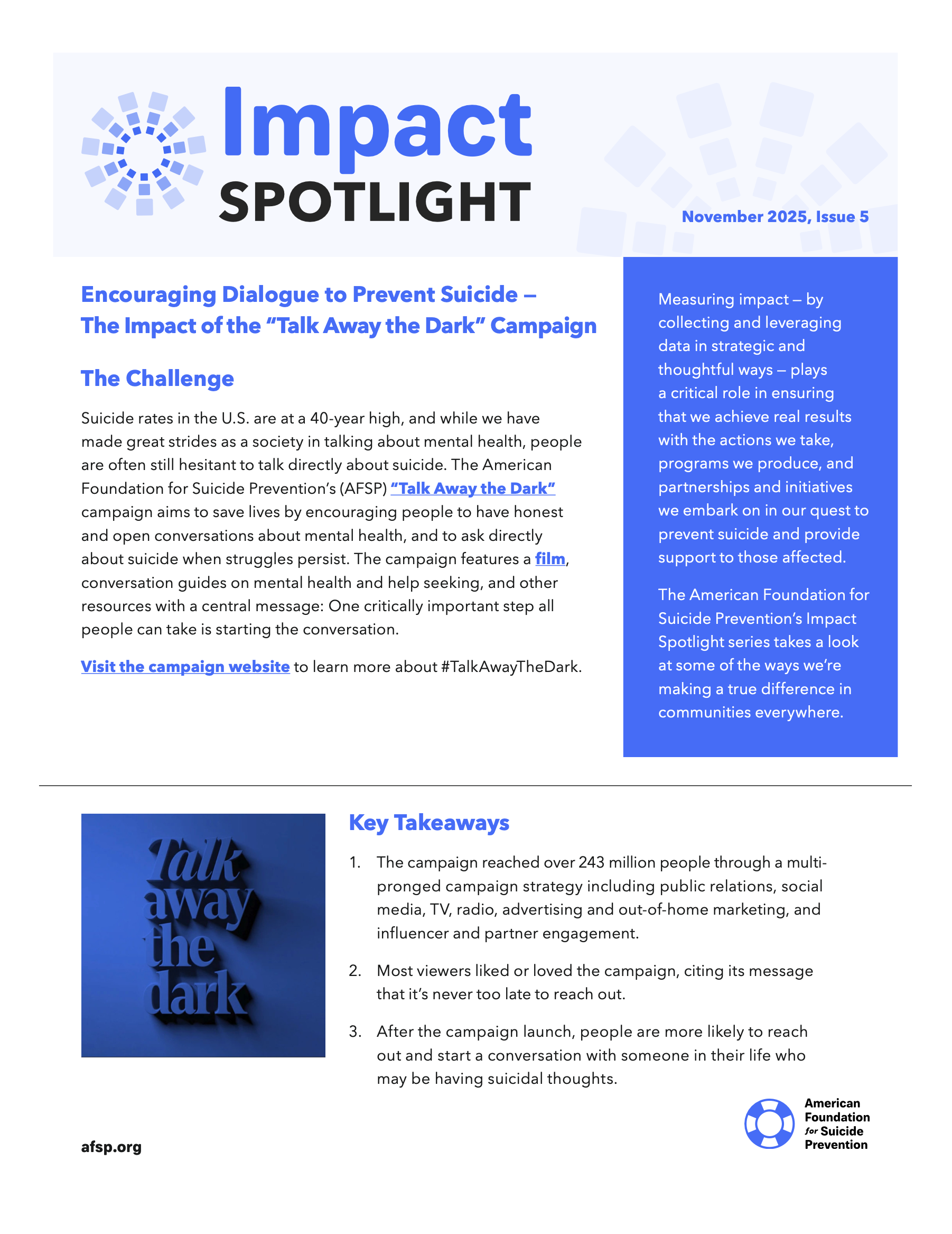 November 2025 Impact Spotlight