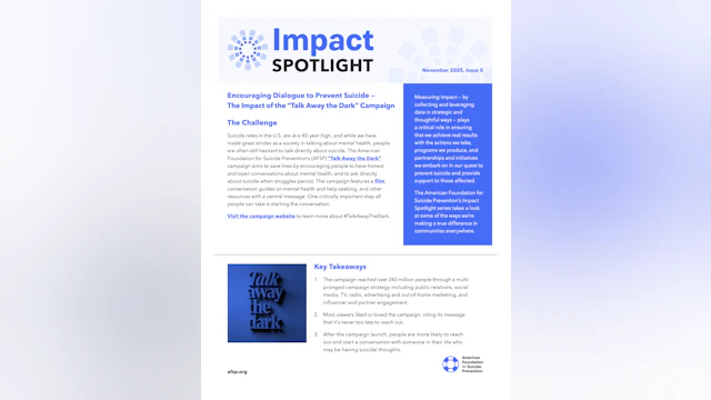 November 2025 Impact Spotlight