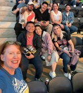 AFSP Greater LA and Central Coast Chapter staff and community resource partners in attendance at the panel and game.