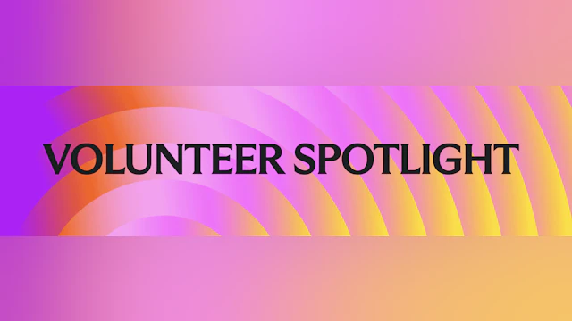 Annual Report 2025 Volunteer Spotlight Banner