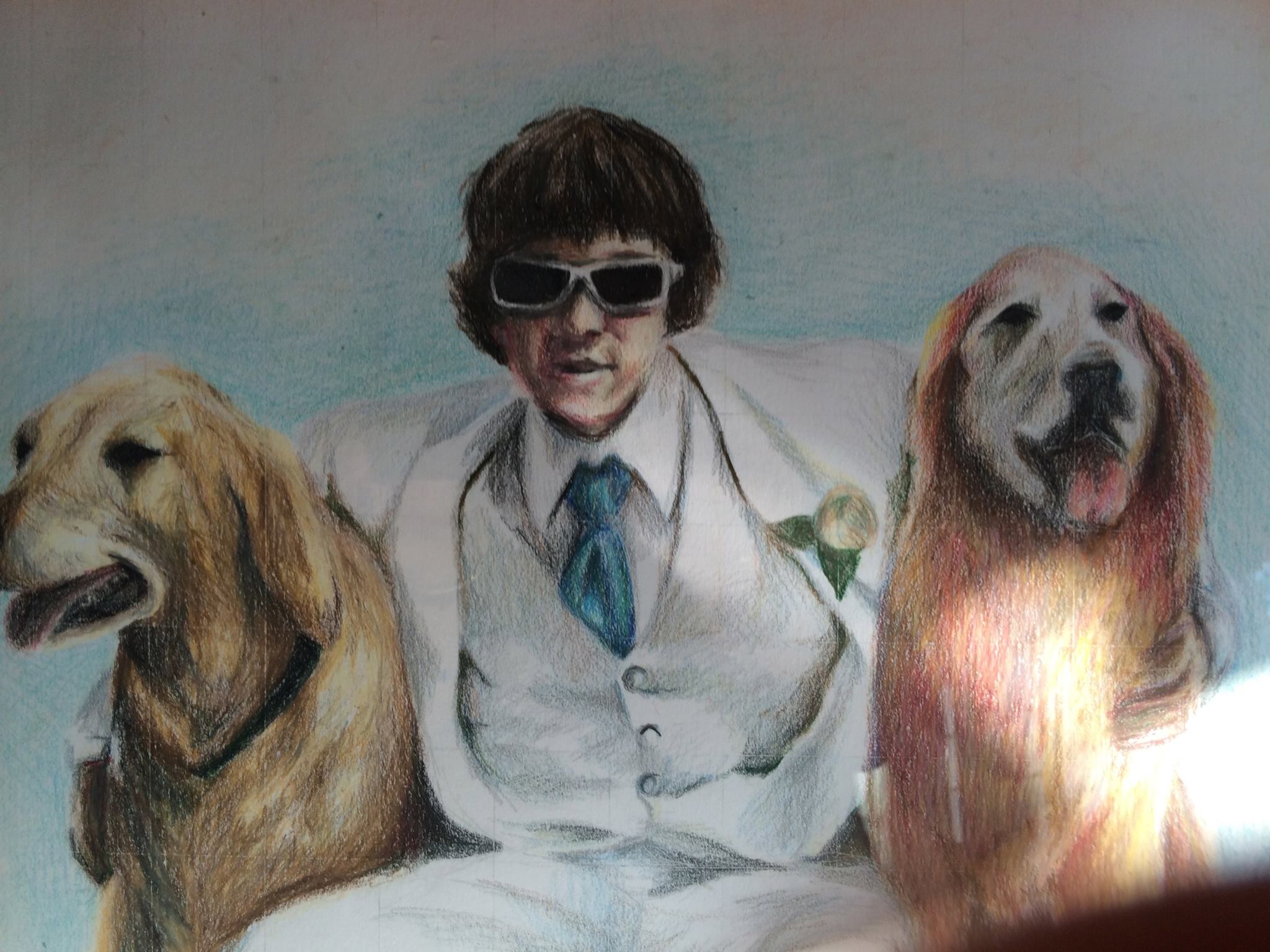 A drawing of Ann's son, Brian.