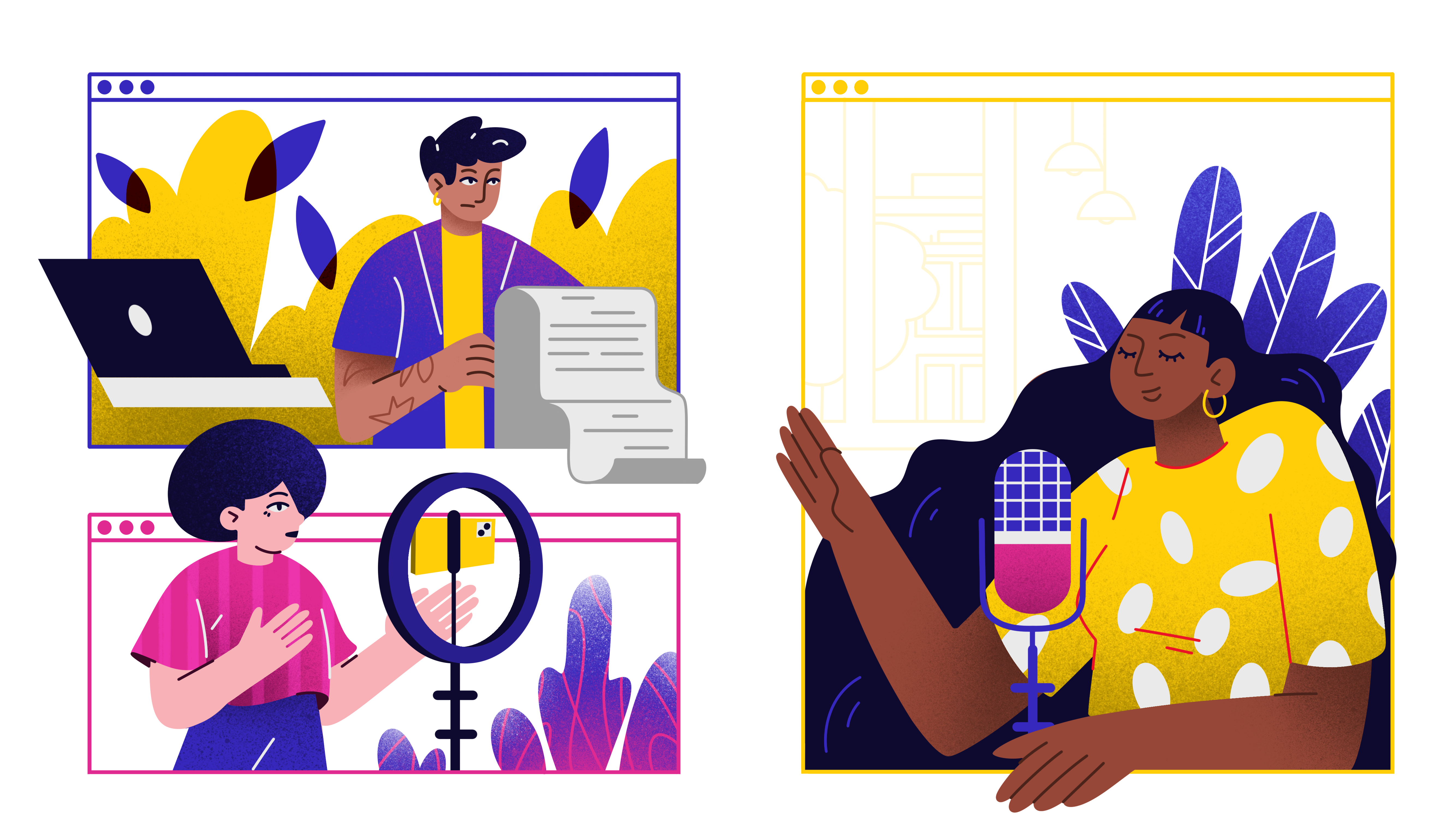 Group of Media Professionals