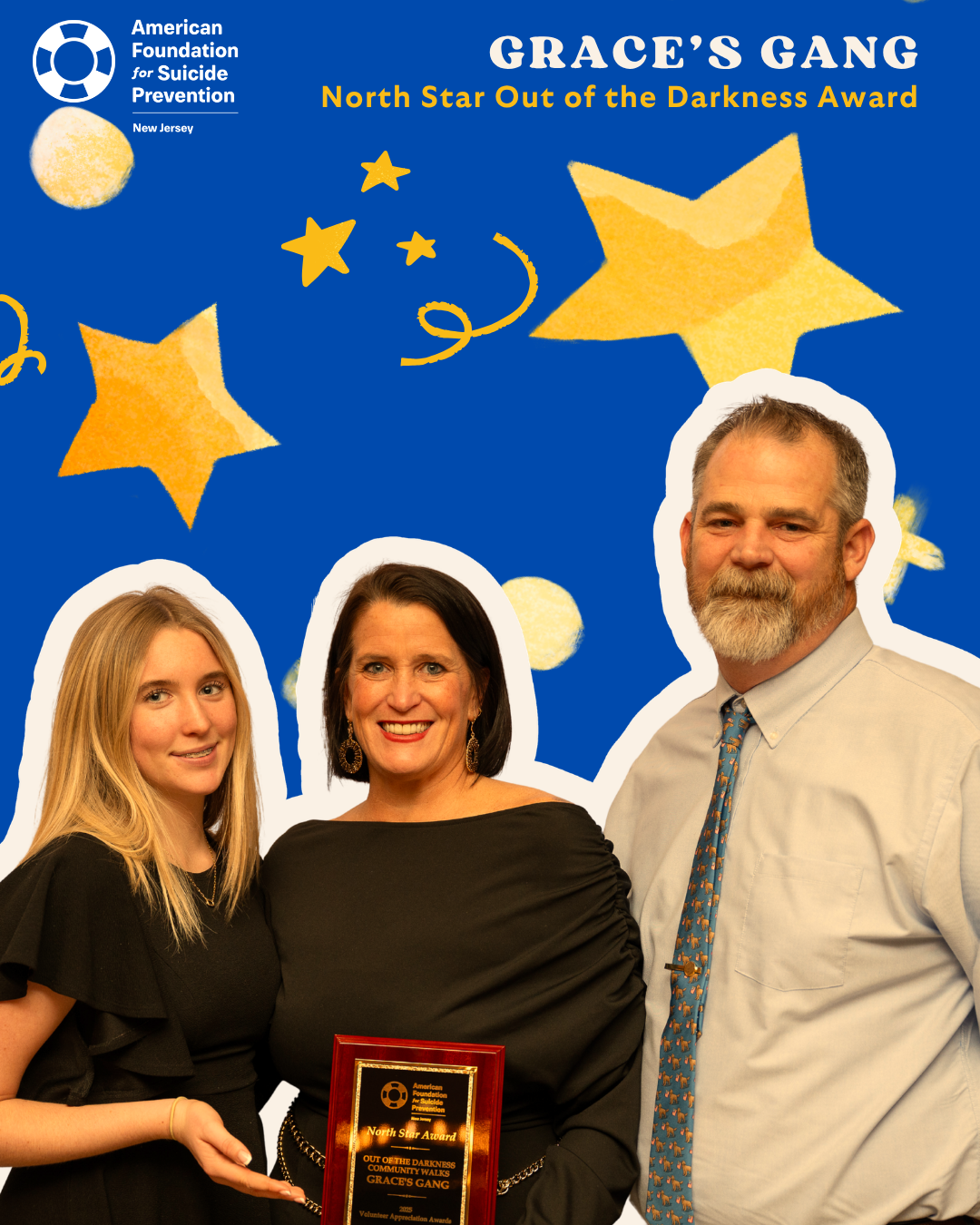 North Star Out of the Darkness Award Grace's Gang