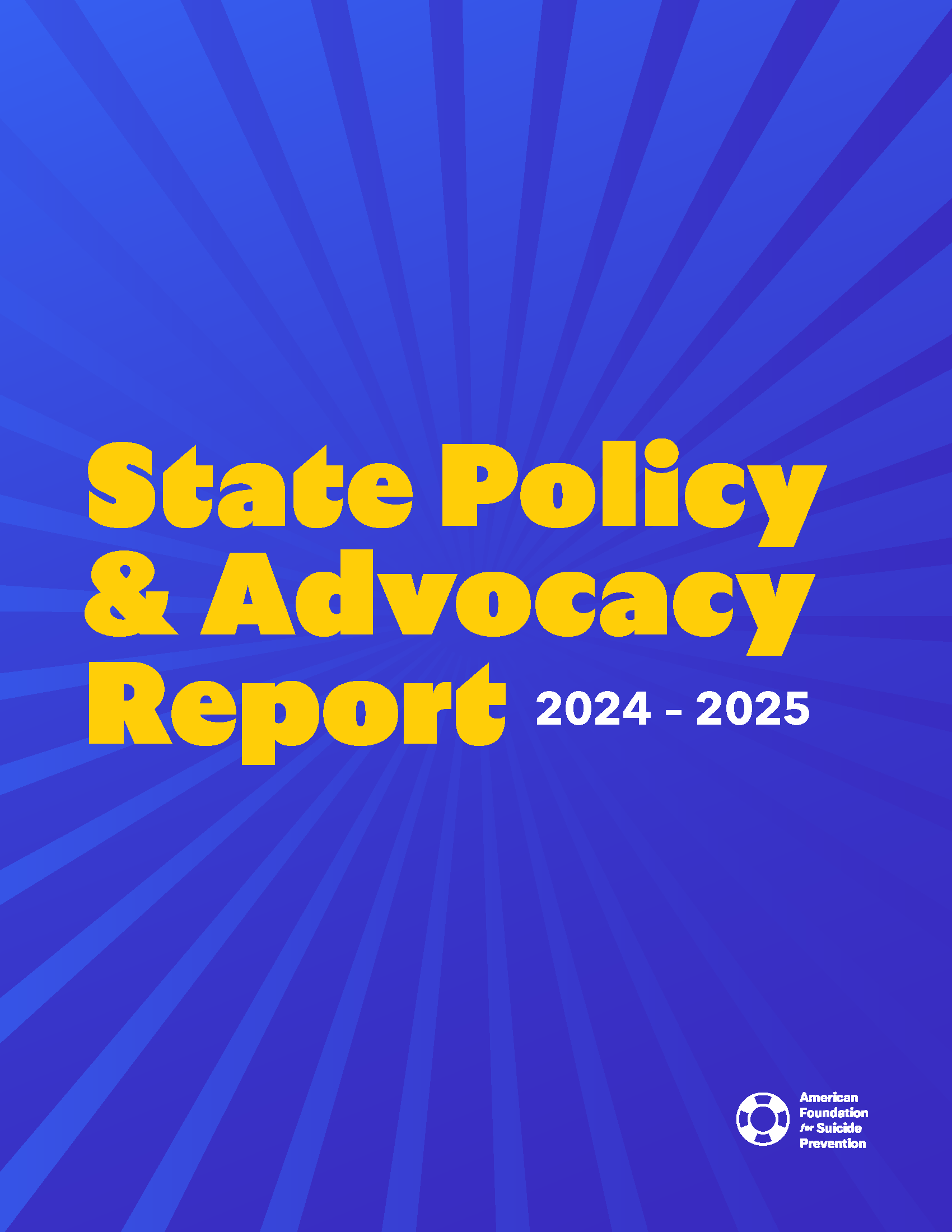 2024-2025 State Policy & Advocacy Report Cover