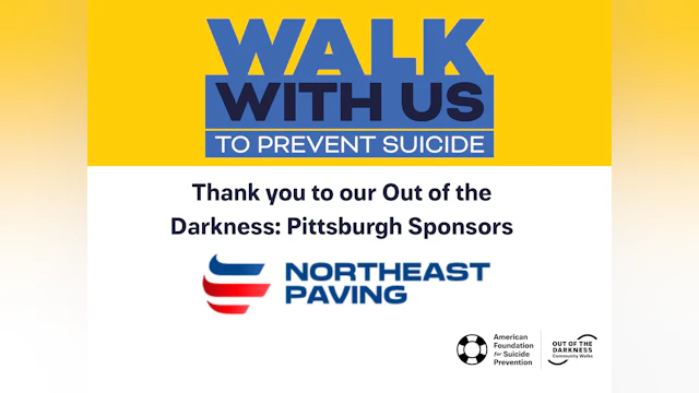 Sample Sponsor Sign at Walks
