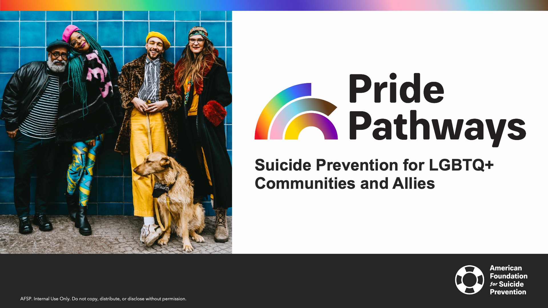Pride Pathways presentation cover slide