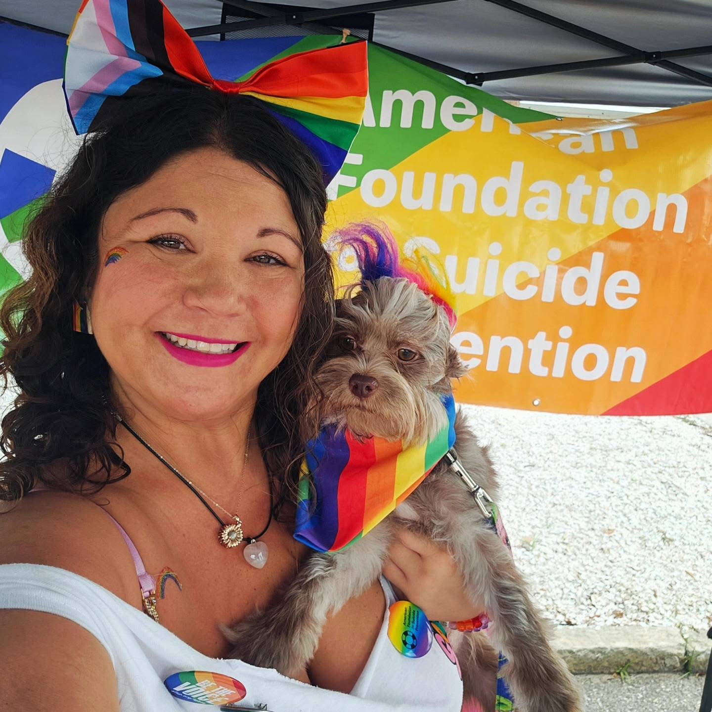 Hannah Iolani Hayes at St. Petersburg, FL Pride Event