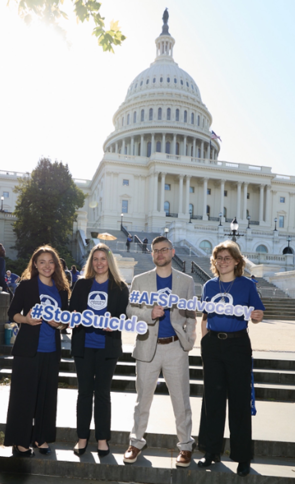 Siobhan Power and other Volunteer Advocates at the 2026 Advocacy Forum