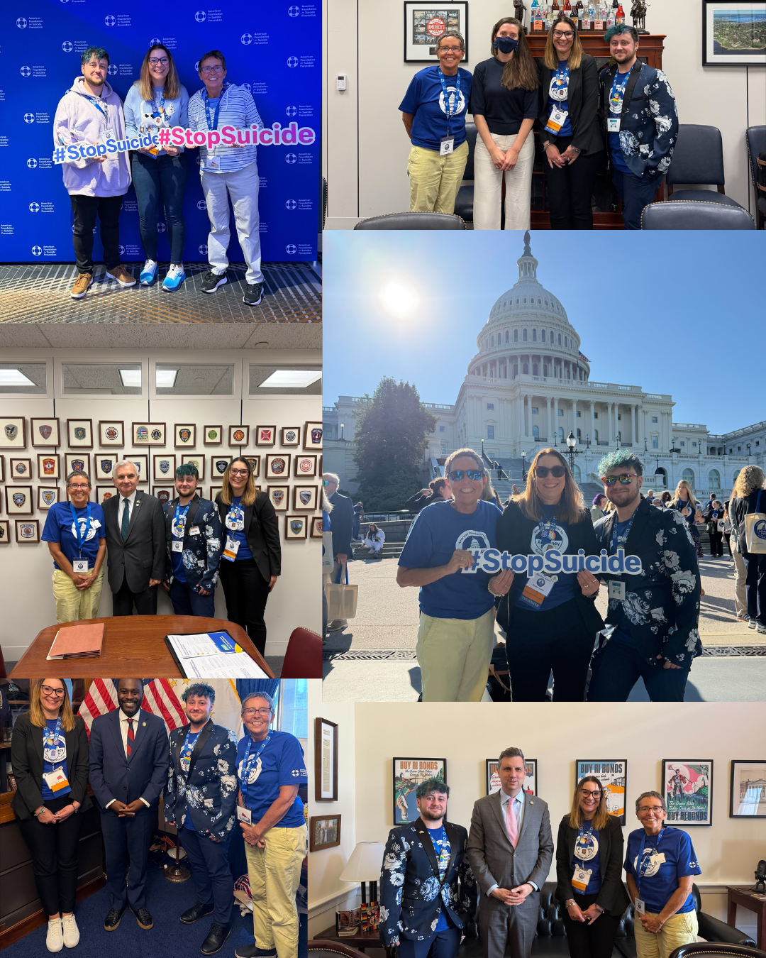 photos of 3 AFSP-RI Advocates