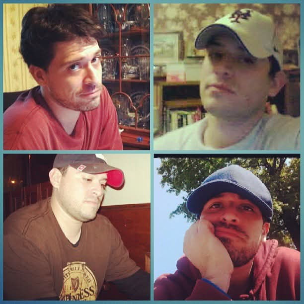 Collage of Jay, the author's brother.