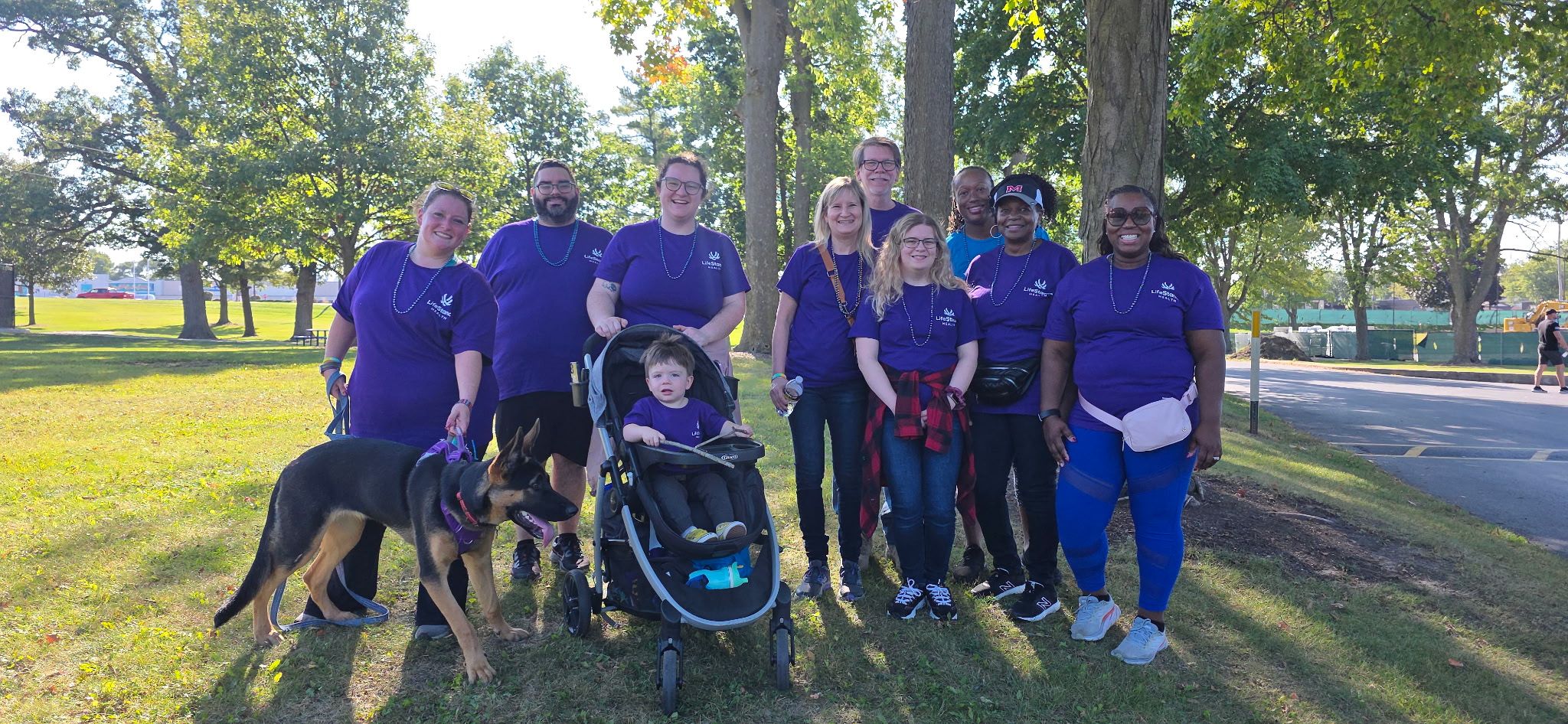 Lifestance employees attend an American Foundation for Suicide Prevention Walk
