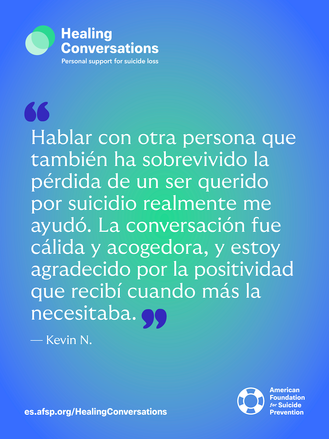 Hablar con otra persona que tambien