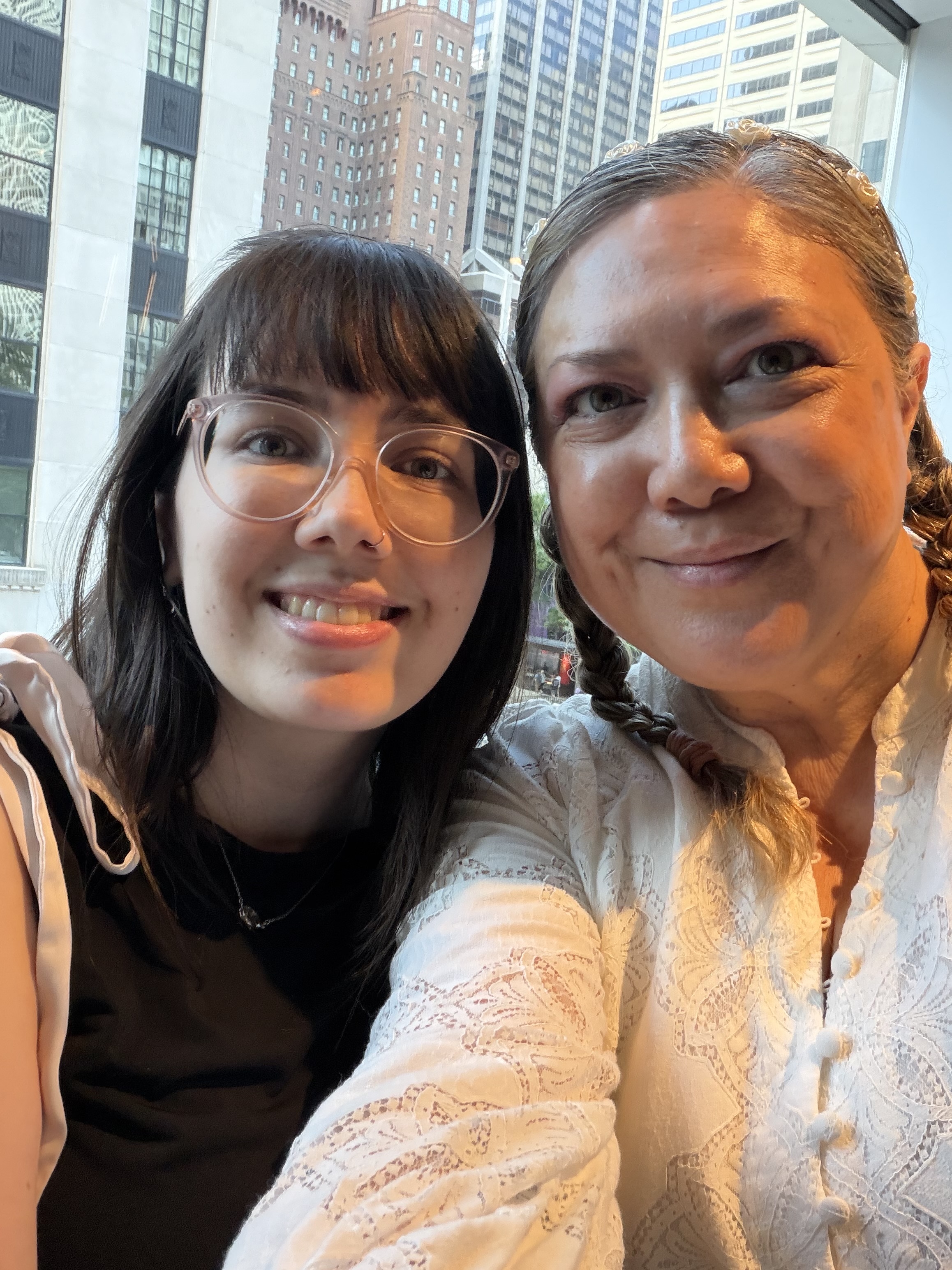 Christina Smith and her daughter at an AFSP Walk