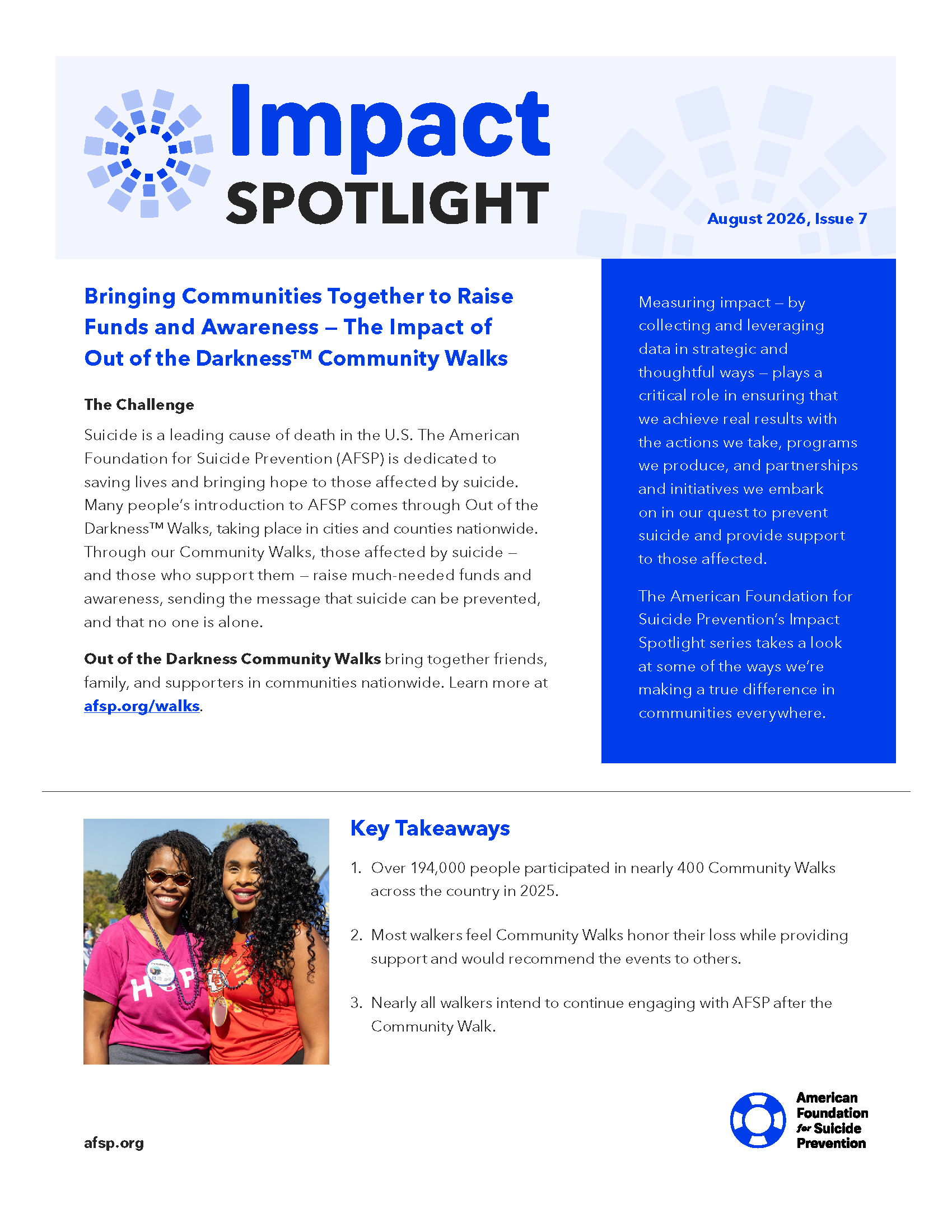 August 2026 Impact Spotlight