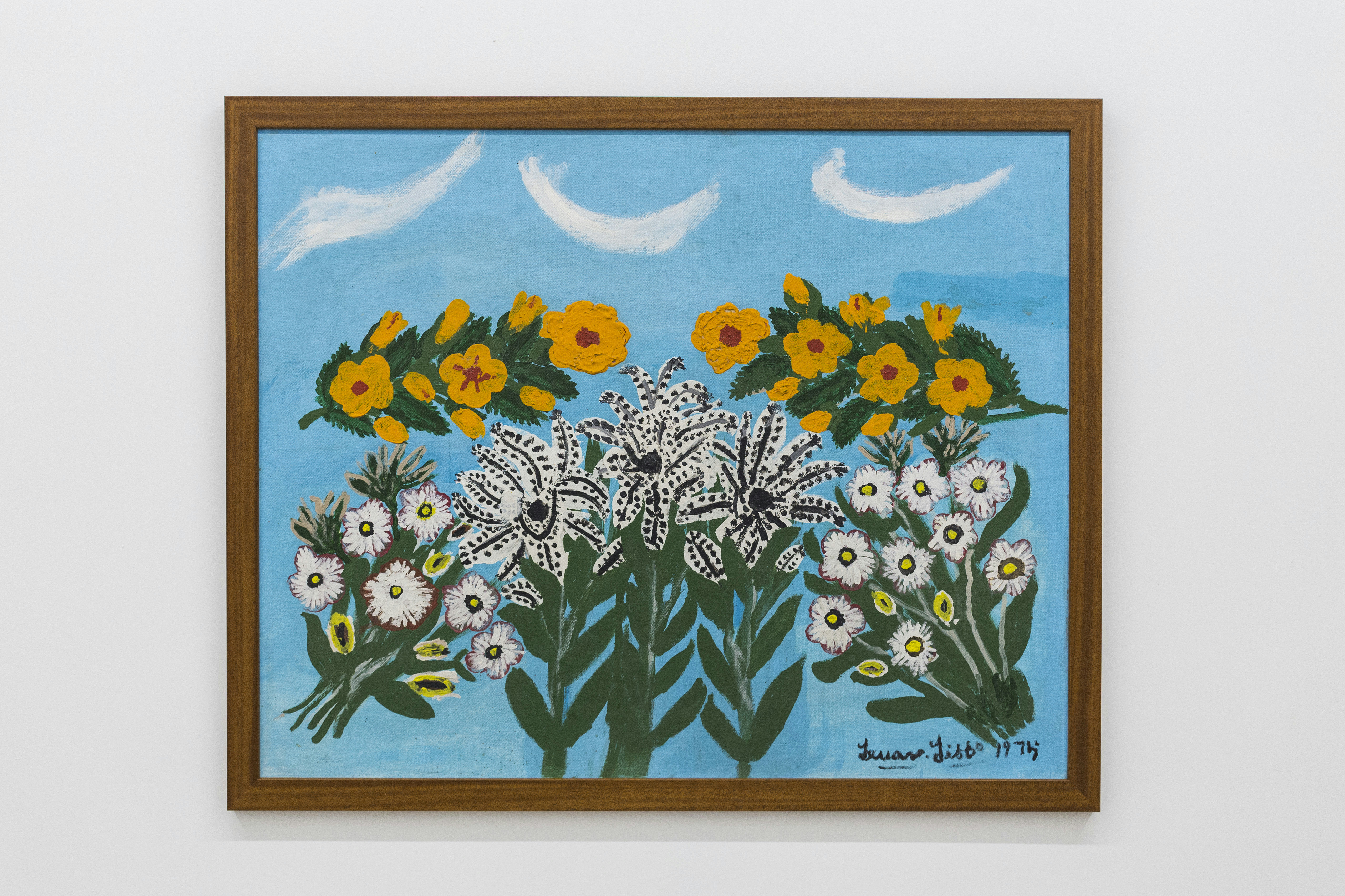 Flowers II (1975), Teuane Tibbo, collection of Malcolm McNeill — Enjoy Contemporary Art Space