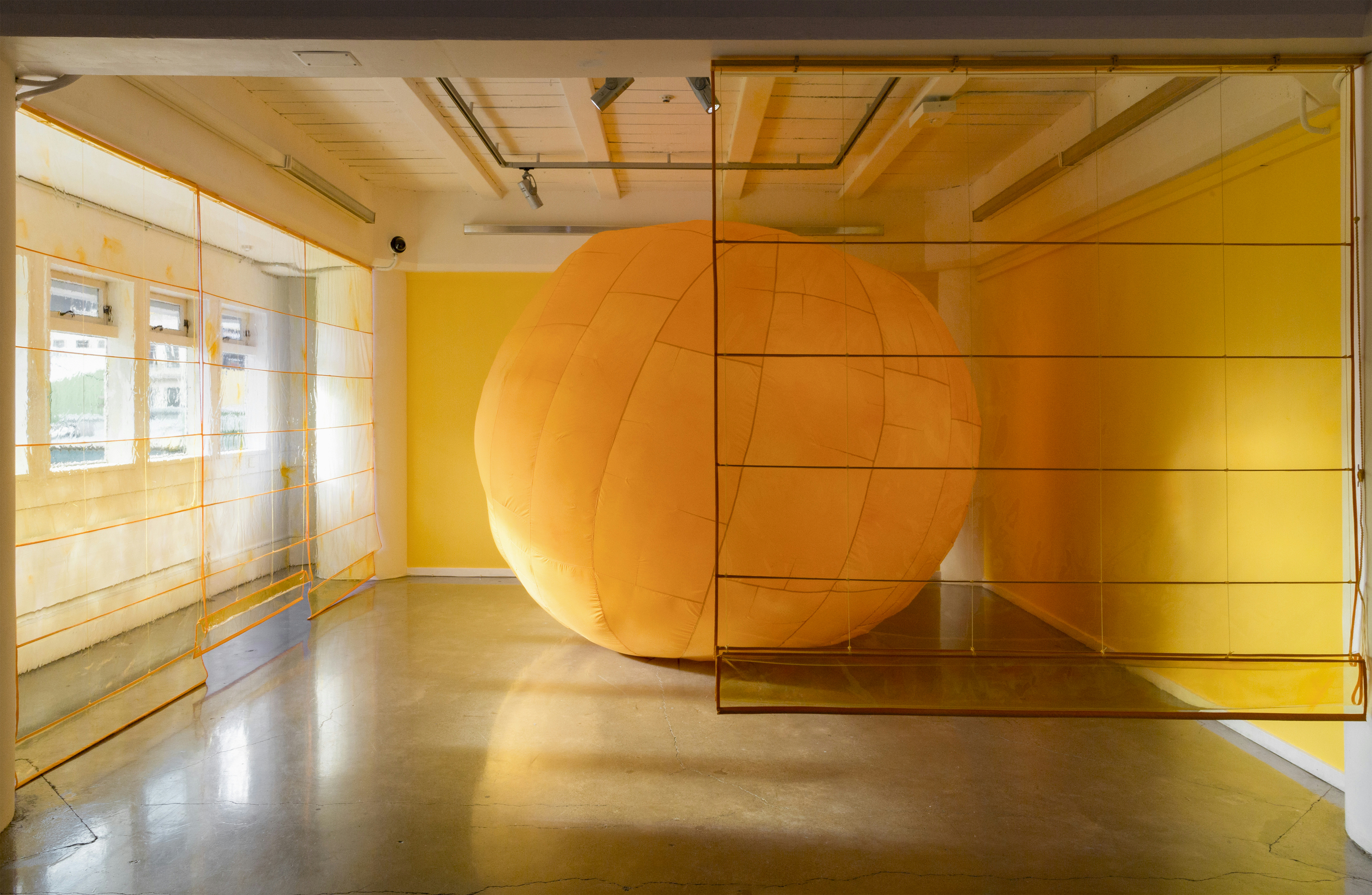 Bailee Lobb, Pineapple Place in Yellow Space, 2021 – Toi Pōneke